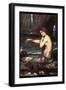 A Mermaid-John William Waterhouse-Framed Art Print