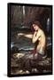 A Mermaid-John William Waterhouse-Framed Stretched Canvas