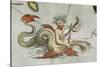 a Merman, Playing an Instrument-Abraham Ortelius-Stretched Canvas