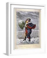 A Merry Christmas and a Happy New Year in London, C1825-George Hunt-Framed Giclee Print