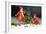 A Merry Christmas Postcard with Two Children Decorating Tree-David Pollack-Framed Photographic Print