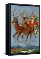 A Merry Christmas-null-Framed Stretched Canvas