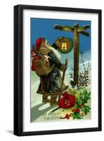 A Merry Christmas-null-Framed Art Print