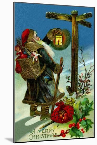 A Merry Christmas-null-Mounted Art Print