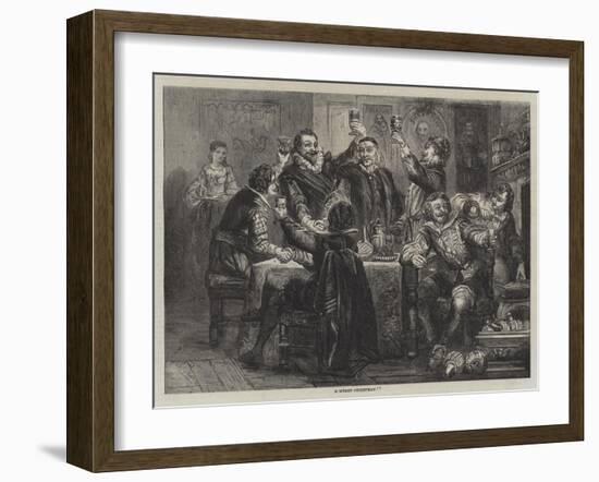 A Merry Christmas!-James Godwin-Framed Giclee Print