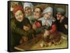 A Merry Company, C.1557-Jan Massys or Metsys-Framed Stretched Canvas