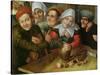 A Merry Company, C.1557-Jan Massys or Metsys-Stretched Canvas