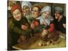 A Merry Company, C.1557-Jan Massys or Metsys-Stretched Canvas