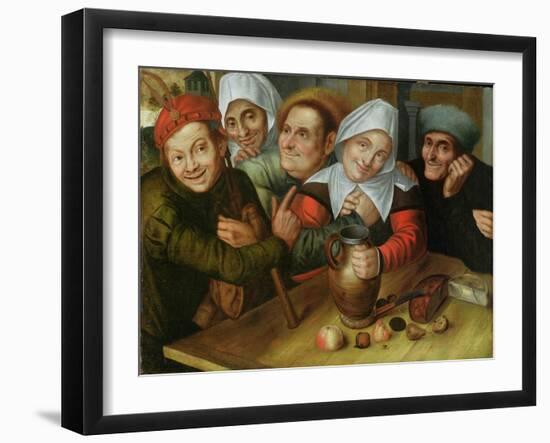 A Merry Company, C.1557-Jan Massys or Metsys-Framed Giclee Print