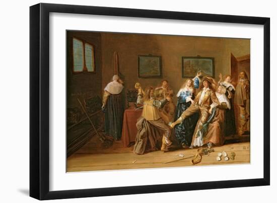 A Merry Company in an Interior, 1640-Dirck Hals-Framed Giclee Print