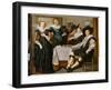 A Merry Company in an Interior (Oil on Panel)-Dirck Hals-Framed Giclee Print