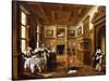 A Merry Company in an Interior-Dirck Hals-Stretched Canvas