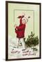 A Merry Merry Christmas Postcard-null-Framed Giclee Print