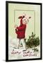 A Merry Merry Christmas Postcard-null-Framed Giclee Print