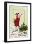 A Merry Merry Christmas Postcard-null-Framed Giclee Print