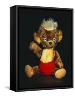 A Merrythought Punkinhead Bear, circa 1950s-Merrythought-Framed Stretched Canvas