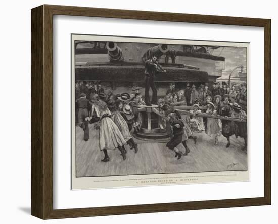 A Mery-Go-Round on a Battleship-Henry Marriott Paget-Framed Giclee Print