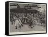 A Mery-Go-Round on a Battleship-Henry Marriott Paget-Framed Stretched Canvas