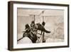 A Message Dropped from a French Military Biplane, from 'The Illustrated War News'-null-Framed Giclee Print