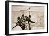 A Message Dropped from a French Military Biplane, from 'The Illustrated War News'-null-Framed Giclee Print