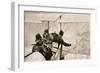 A Message Dropped from a French Military Biplane, from 'The Illustrated War News'-null-Framed Giclee Print