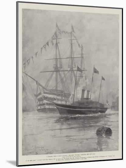 A Message from a Dead Century, the Old Victory Saluting the New King-Henry Charles Seppings Wright-Mounted Giclee Print