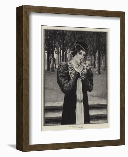 A Message of Love-Herbert Gustave Schmalz-Framed Giclee Print