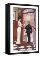 A Messenger Boy-Ernest Ibbetson-Framed Stretched Canvas