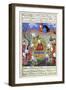 A Messenger Brings News to Siavosh of the Birth of His Son, Illustration from the "Shahnama"-null-Framed Giclee Print