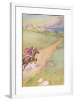 'A messenger was seen spurring his horse toward the city', c1912 (1912)-Ernest Dudley Heath-Framed Giclee Print