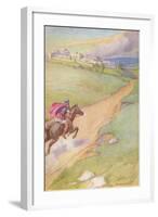 'A messenger was seen spurring his horse toward the city', c1912 (1912)-Ernest Dudley Heath-Framed Giclee Print