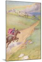 'A messenger was seen spurring his horse toward the city', c1912 (1912)-Ernest Dudley Heath-Mounted Giclee Print