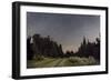 A Meteor and the Big Dipper in the Clear Sky on the Summit of Mount Kobau, Canada-Stocktrek Images-Framed Photographic Print