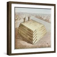 A Mexican Teocalli, C.1820-null-Framed Giclee Print