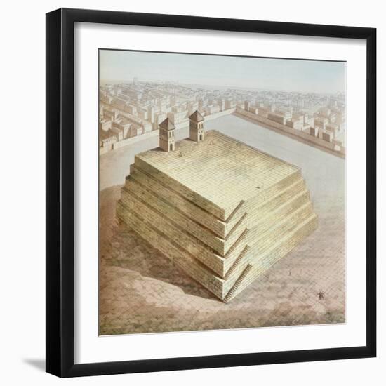 A Mexican Teocalli, C.1820-null-Framed Giclee Print