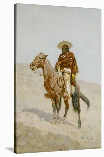 A Mexican Vaquero, 1890-Frederic Remington-Stretched Canvas