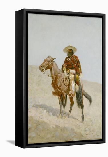 A Mexican Vaquero, 1890-Frederic Remington-Framed Stretched Canvas