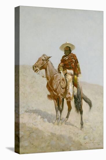 A Mexican Vaquero, 1890-Frederic Remington-Stretched Canvas