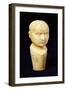 A Mid 19th Century Ivory Cane Handle Shaped as a Phrenology Bust-null-Framed Giclee Print