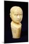 A Mid 19th Century Ivory Cane Handle Shaped as a Phrenology Bust-null-Mounted Giclee Print