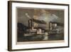 A Midnight Race on the Mississippi-Mary Cassatt-Framed Giclee Print