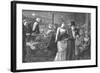 A Midsummer Night on the Terrace of the House of Commons, Palace of Westminster, 1881-Swain-Framed Giclee Print