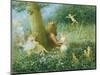 A Midsummer Night's Dream, 1895 (W/C with Bodycolour on Paper)-Henry Towneley Green-Mounted Giclee Print