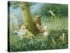 A Midsummer Night's Dream, 1895 (W/C with Bodycolour on Paper)-Henry Towneley Green-Stretched Canvas