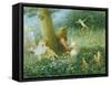 A Midsummer Night's Dream, 1895 (W/C with Bodycolour on Paper)-Henry Towneley Green-Framed Stretched Canvas