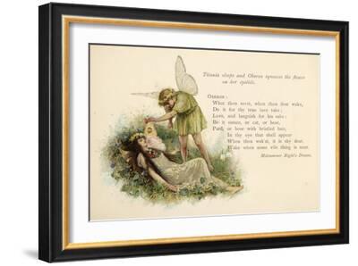 A Midsummer Night's Dream, Act II Scene II: Oberon Squeezes the 買い割引品 2) Flower(Act 邦楽