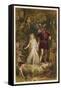 A Midsummer Night's Dream, Act IV Scene I: Bottom and Titania-Joseph Kronheim-Framed Stretched Canvas