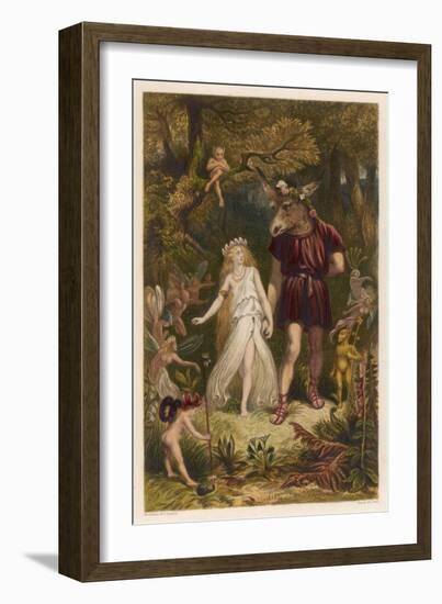 A Midsummer Night's Dream, Act IV Scene I: Bottom and Titania-Joseph Kronheim-Framed Photographic Print