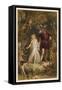 A Midsummer Night's Dream, Act IV Scene I: Bottom and Titania-Joseph Kronheim-Framed Stretched Canvas
