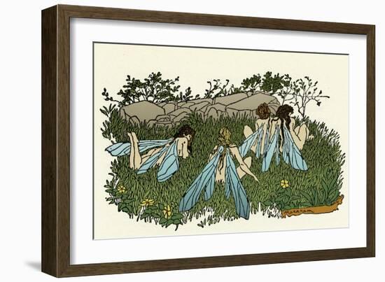 A Midsummer Night's Dream by William Shakespeare-Arthur Rackham-Framed Giclee Print